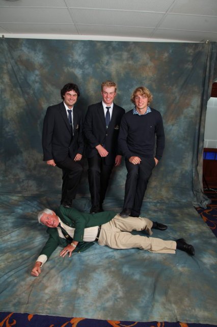 Mat James and Jack on Adrian Cousens.JPG