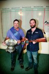 2014 Double Rise winner Brian Doyle with sponsor